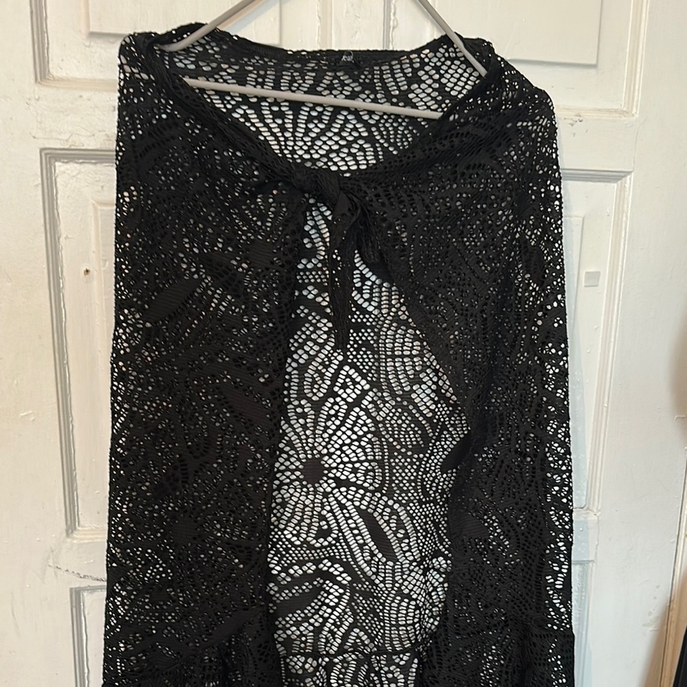 Be Creative Black Lace cover up